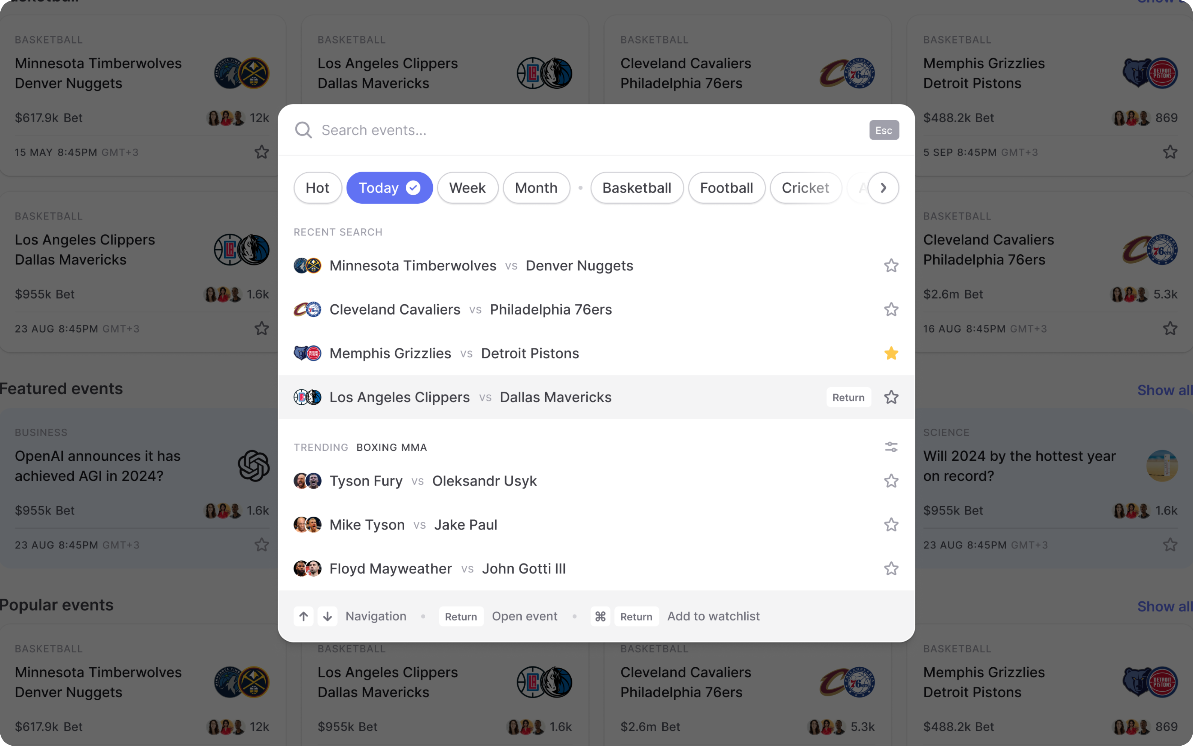 Skorix - A modern event prediction platform